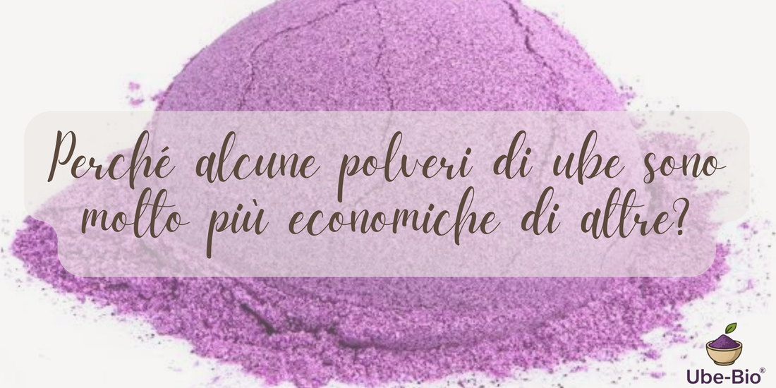 Perché alcune polveri di ube sono molto più economiche di altre?